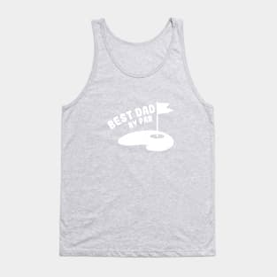 Best Dad By Par Minimal Tank Top